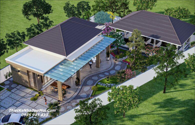 Thiết kế nhà kiến trúc nhiệt đới 