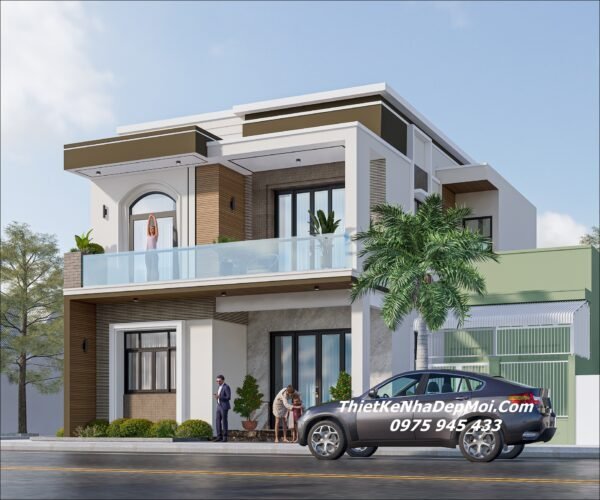 Bản vẽ nhà mái Nhật 2 tầng 4 phòng ngủ ở quê tiết kiệm chỉ khoảng 1.4 tỷ Bản vẽ xây nhà 2 tầng 8x10m có 4 phòng ngủ