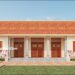Hình ảnh nhà 3 gian 2 chái nông thôn 4 phòng ngủ 150m2 1 phòng thờ rộng