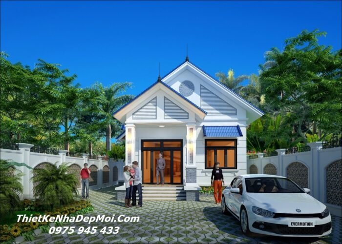 Bản vẽ nhà cấp 4 3 phòng ngủ đẹp lớn nhỏ để cho thợ thi công 2026 Bản vẽ nhà cấp 4 3 phòng ngủ đẹp lớn nhỏ để cho thợ thi công 2026