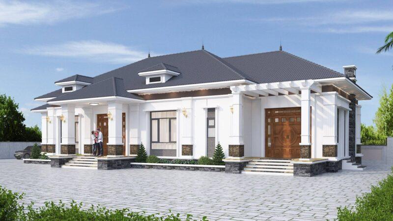 Nhà bốn phòng ngủ một phòng thờ mái Nhật