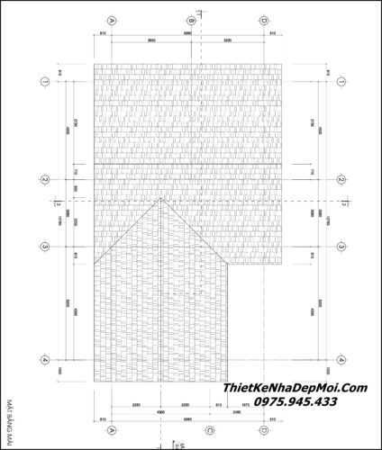 Mẫu nhà cấp 4 kiểu chữ L 2 tầng 80m2 đơn giản mà đẹp 2025 Thiết kế nhà chữ L 2 tầng mái ngói 80m2