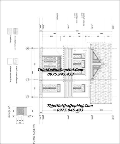 Mẫu nhà cấp 4 kiểu chữ L 2 tầng 80m2 đơn giản mà đẹp 2025 Bản vẽ nhà mặt tiền 7m hình chữ L 2 tầng mái thái 80m2 3 phòng ngủ