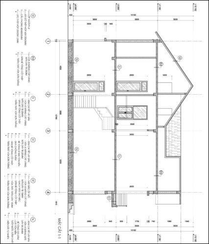 Mẫu nhà cấp 4 kiểu chữ L 2 tầng 80m2 đơn giản mà đẹp 2025 Bản vẽ xây nhà chữ l 2 tầng đơn giản 80m2 mái thái