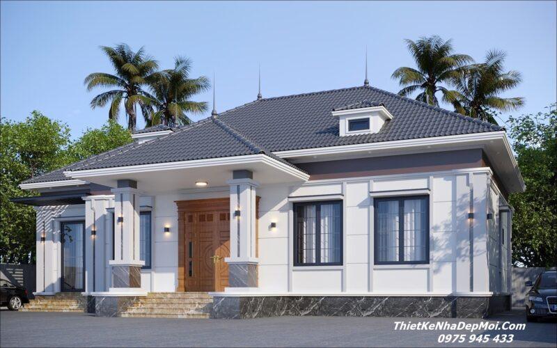 Nhà vườn bốn phòng ngủ một phòng thờ 17x11m