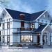 Mẫu biệt thự nhà vườn đẹp ở nông thôn nóc mái thái lợp ngói 4 phòng ngủ 140m2