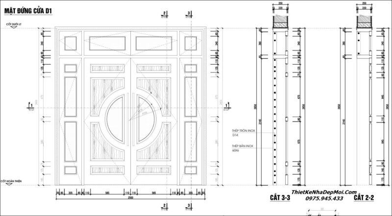 Bản vẽ nhà mặt tiền 6m 2 tầng chữ L full đầy đủ kiến trúc điện nước kết cấu 