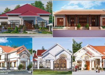 Tư vấn thiết kế xây nhà mái ngói đỏ đẹp cả mái Thái và mái Nhật Những mẫu nhà vườn cấp 4 đẹp lợp ngói đỏ kiểu truyền thống diện tích lớn nhỏ tiết kiệm ở quê nông thôn mới nhất xây tại Việt Nam