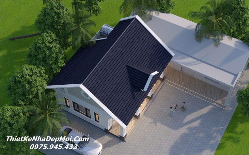 Mẫu nhà cấp 4 ở quê 80m2 