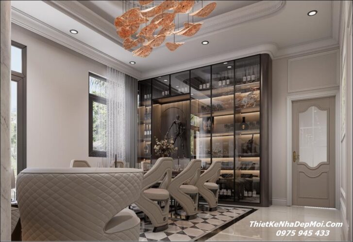 Mẫu thiết kế nội thất nhà mái Nhật đẹp vợ chồng anh Hoàng chị Hiền Phòng ăn nhà mái Nhật thiết kế đẹp không gian mở