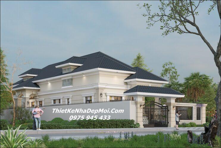 Mẫu nhà cấp 4 mái Nhật 8x20m chị Hiền anh Hoàng mới Nhất 2025 Mẫu nhà cấp 4 mái nhật 8x20m 3 phòng ngủ 1 phòng thờ 160m2