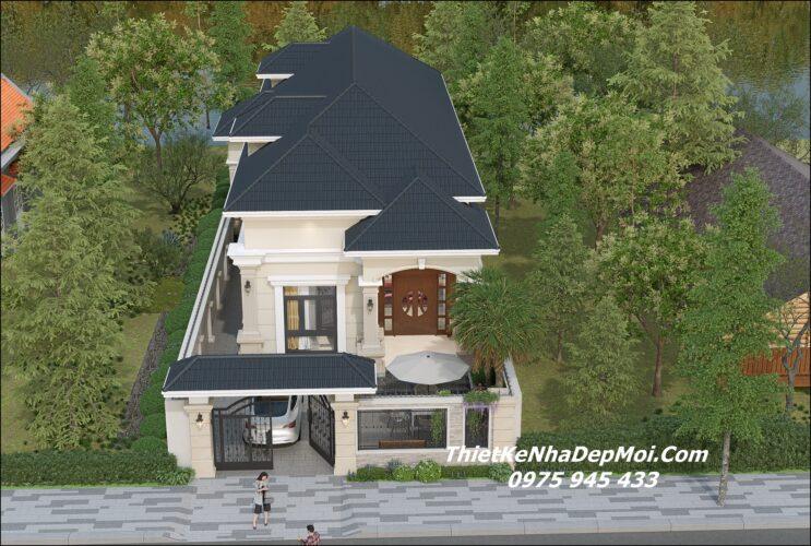 Mẫu nhà cấp 4 mái Nhật 8x20m chị Hiền anh Hoàng mới Nhất 2025 Mẫu nhà đẹp 1 tầng mái Nhật 8x20m