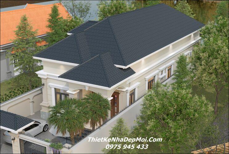 Mẫu nhà cấp 4 mái Nhật 8x20m chị Hiền anh Hoàng mới Nhất 2025 Mẫu nhà trệt mái Nhật đẹp diện tích 8x20m