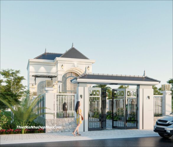 Kiểu nhà ống mái nhật có gác lửng 3 phòng ngủ 1 phòng thờ anh Nguyên Kiểu nhà cấp 4 mái nhật có tầng lửng đẹp 85m2