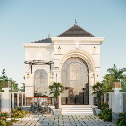 Kiểu nhà ống mái nhật có gác lửng 3 phòng ngủ 1 phòng thờ anh Nguyên Nhà 1 trệt 1 lửng mái Nhật 3 phòng ngủ 7x13m