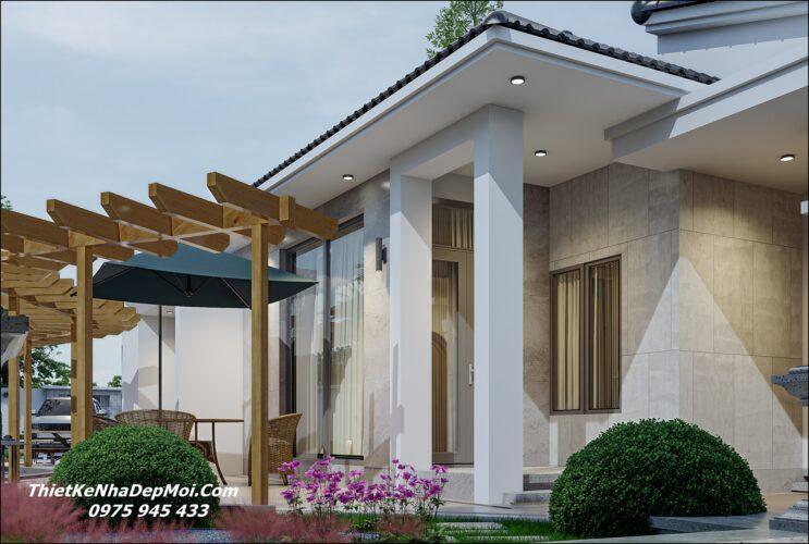 Thiết kế nhà vườn ở thôn quê mới nhất 