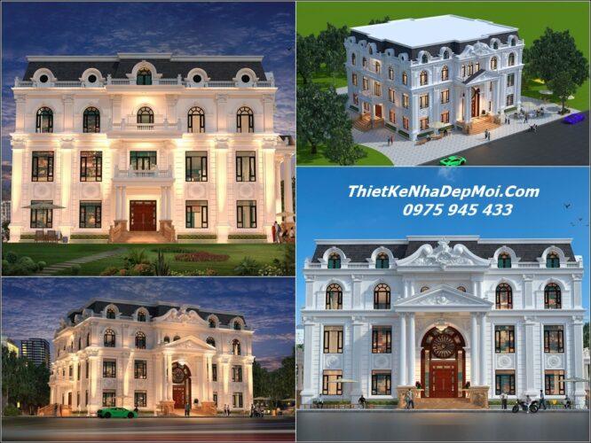 Thiết kế nhà hàng tiệc cưới tân cổ điển 3.100m2 