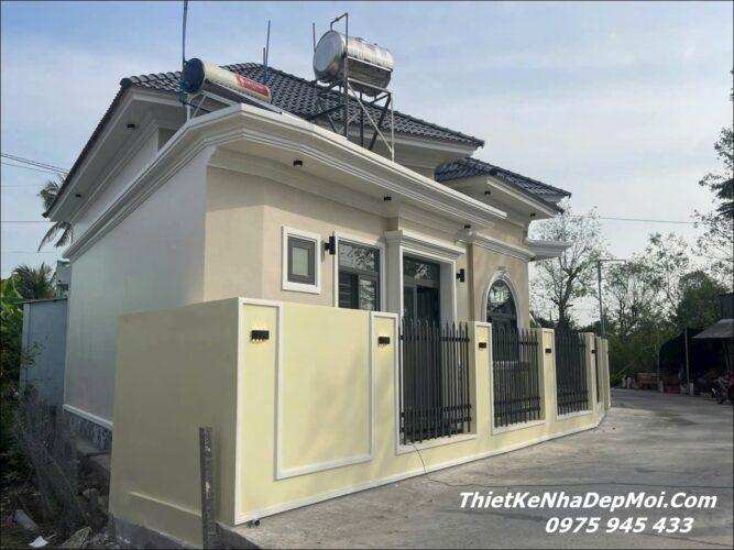 Mẫu nhà góc nhỏ xây trên đất 2 mặt tiền xéo 