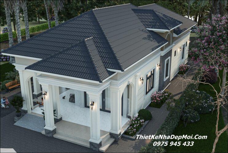 Nhà cấp 4 mặt tiền 7.5m mái Nhật 
