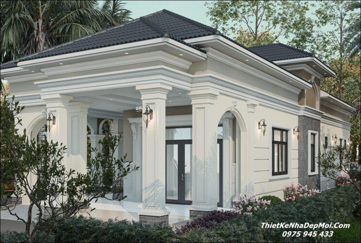 Nhà vườn 1 tầng mái nhật 150m2 3 phòng ngủ 
