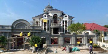 Biệt thự 2 tầng 5 phòng ngủ đang thi công