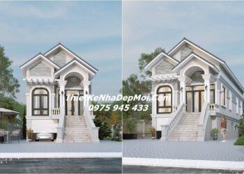 Mẫu nhà mặt tiền 7m có tầng hầm nổi