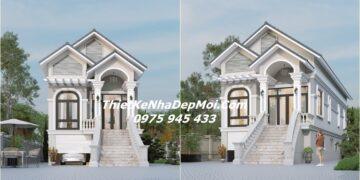 Mẫu nhà mặt tiền 7m có tầng hầm nổi