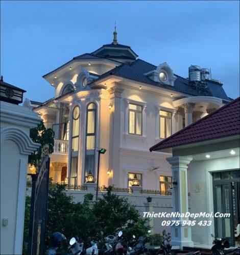 Những hình ảnh thi công biệt thự cổ điển 2 tầng 250m2 Phú Quý Báo giá thi công biệt thự cổ điển năm 2026 - 2027