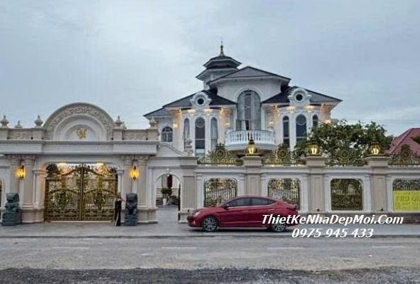 Những hình ảnh thi công biệt thự cổ điển 2 tầng 250m2 Phú Quý Thi công biệt thự 2 tầng nghỉ dưỡng kiểu cổ điển