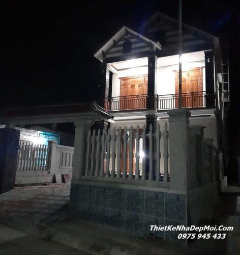 Mẫu nhà 2 tầng 7x20 3 phòng ngủ 