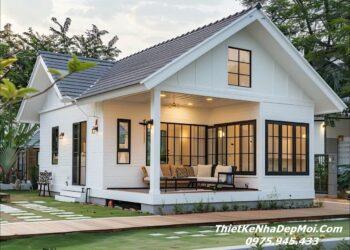 Những kiểu nhà cấp 4 sân vườn mini sinh thái nhỏ đẹp đáng sống ở quê