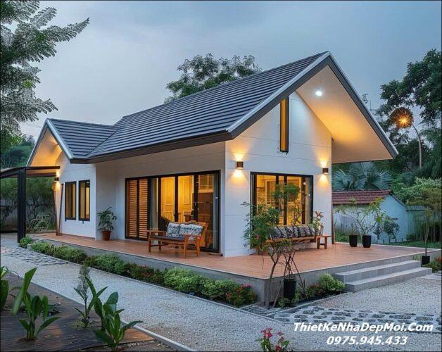 Mẫu nhà xinh diện tích nhỏ 70m2 