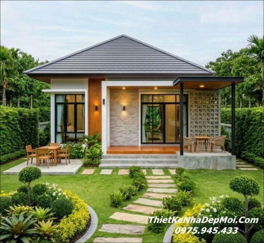 Mẫu nhà nhỏ 60m2 