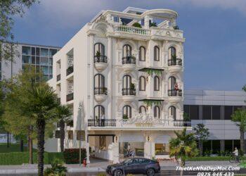 Khách sạn cao cấp 4 tầng 1 tum