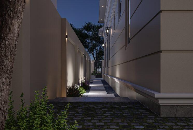 Mẫu nhà cấp 4 mái Nhật 3 phòng ngủ 1 phòng thờ 120m2 Vợ chồng em Hường Huy Kiến trúc nhà cấp 4 nông thôn 120m2 3 phòng ngủ mái Nhật có sân vườn 8x15m