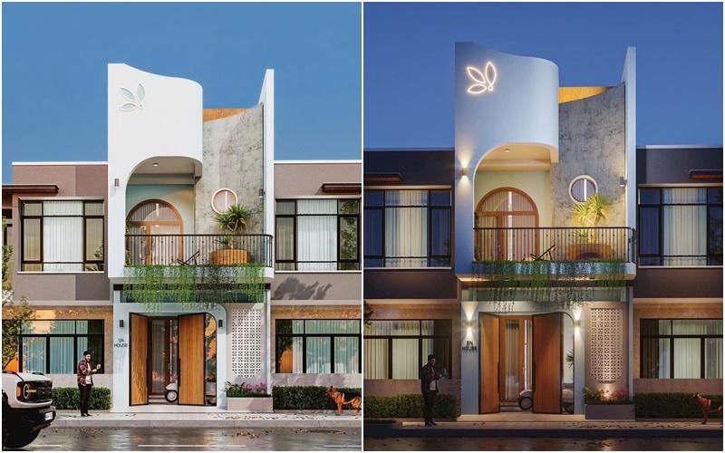 Mẫu nhà cấp 4 2 tầng 5xx16m chi phí khoảng 1 tỷ xây trọn gói 