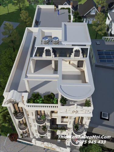 Mẫu khách sạn 4 tầng đẹp tân cổ điển pháp 2026 - 2027 