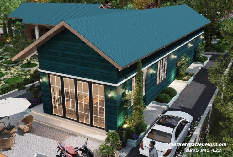 Các mẫu nhà vườn cấp 4 tối giản 