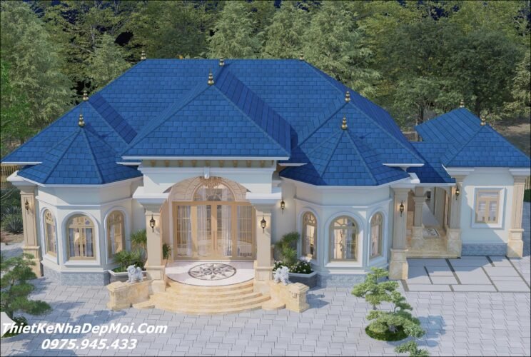 Biệt thự 5 tỷ đẹp ở quê 
