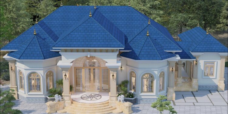 Biệt thự 5 tỷ đẹp ở quê