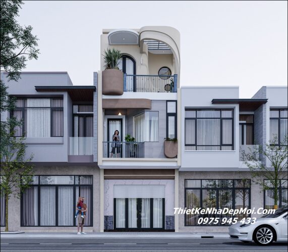 Chi phí xây nhà ống 3 tầng phong cách hiện đại năm 2026 - 2027