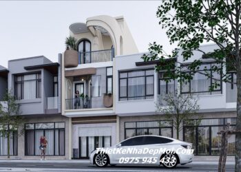 Bản vẽ thiết kế nhà phố 5x16m 3 tầng 4 phòng ngủ đầy đủ