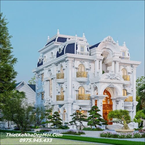 Biệt thự 3 tầng rưỡi đẹp diện tích 250m2 