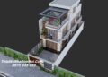 Hồ sơ xây dựng nhà 2 tầng 1 tum đẹp hiện đại vợ chồng chị Hồng Nhung Nhà 2 tầng 1 tum đẹp mái bằng có sân vườn thông thoáng hiện đại chi phí khoảng 1.8 tỷ năm 2026