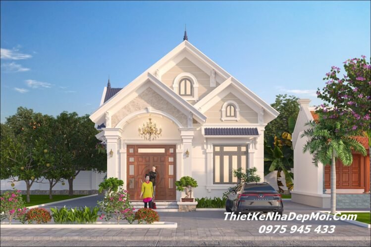 Mẫu nhà trệt sân vườn đẹp diện tích 10x20m 