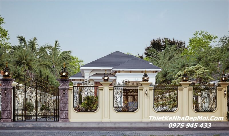 Phân tích Ưu - Nhược điểm khi thiết kế xây nhà mái Nhật cấp 4 đẹp ở quê hiện nay Mẫu nhà vườn cấp 4 tân cổ điển đẹp mái Nhật 3 phòng ngủ 1 phòng thờ