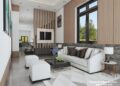 Phong cách thiết kế nội thất nhà cấp 4 đẹp hiện đại 120m2