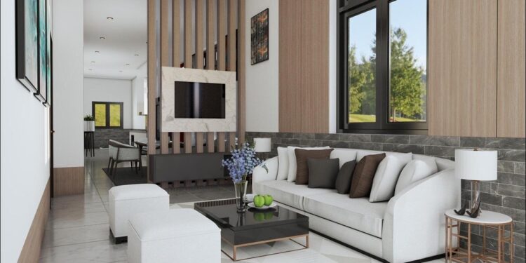 Phong cách thiết kế nội thất nhà cấp 4 đẹp hiện đại 120m2