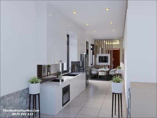 Mẫu nội thất nhà đẹp cấp 4 tối giản không gian hiện đại chị Ngân Phong cách nội thất tối giản giá rẻ năm 2026 - 2027