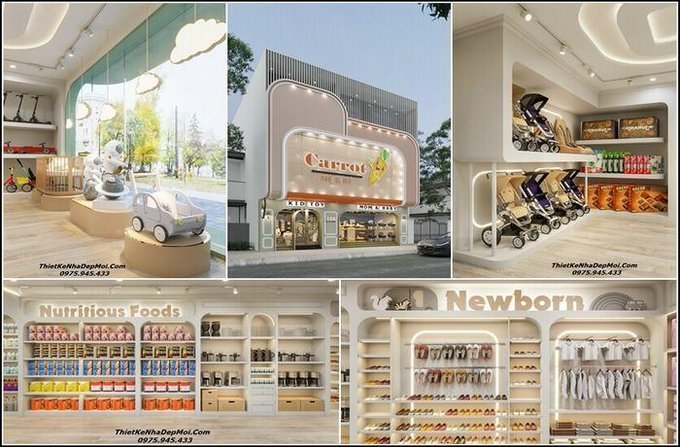 Mẫu thiết kế Shop thời trang ấn tượng giá rẻ đẹp Louis Vuitton Mẫu thiết kế shop đẹp tối giản hiện đại năm 2026
